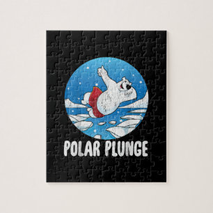 Puzzle Polar Plunge Ice Jump Polar Bear Winter Swim