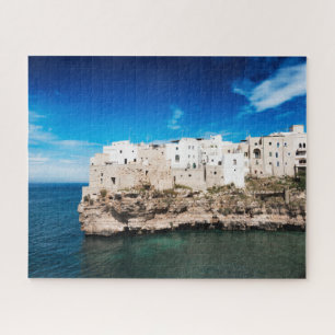Puzzle Polignano que una yegua contiene en un acantilado
