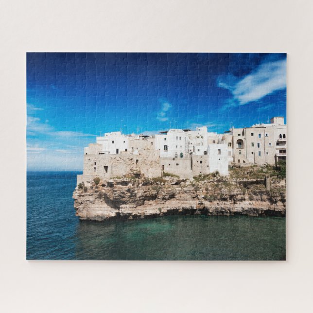Puzzle Polignano que una yegua contiene en un acantilado (Horizontal)