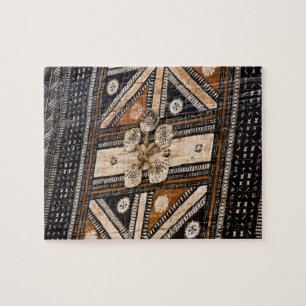 Puzzle Polinesia, Reino de Tonga. Detalle de la tapa