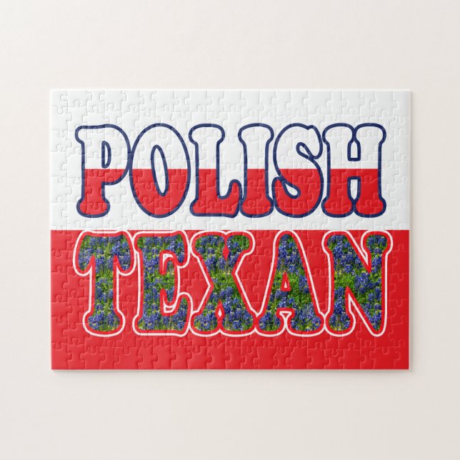 Puzzle Polish Texan Bluebonnets (Horizontal)
