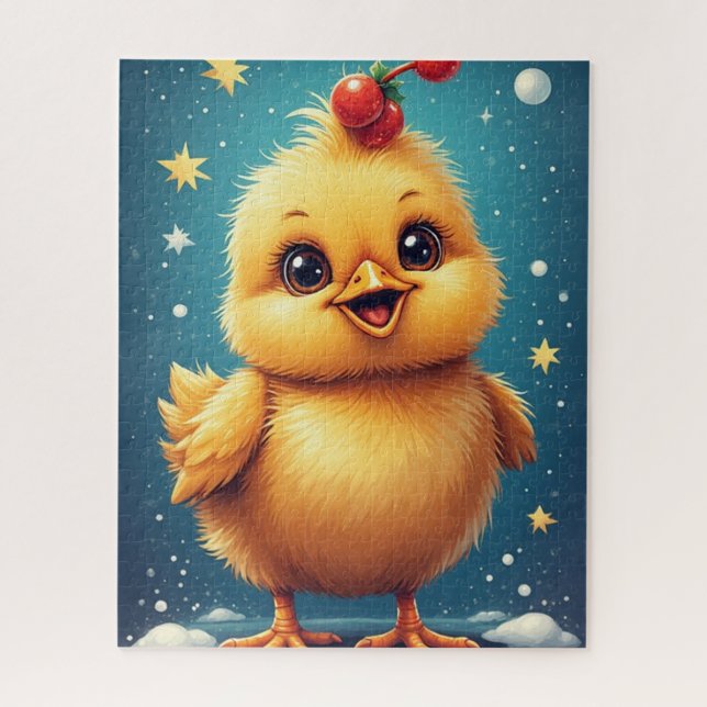Puzzle Pollito Feliz (Vertical)
