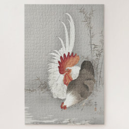 Puzzle Pollo de Ohara Koson y gallo de 1000 piezas