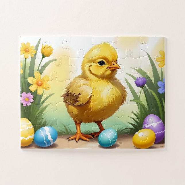 Puzzle Pollo de Pascua 1, Pascua (Horizontal)