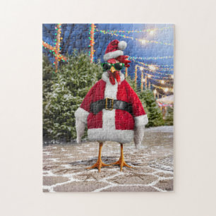 Puzzle Pollo de Santa