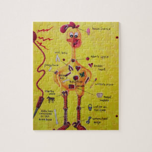 Puzzle Pollo del caucho de la operación