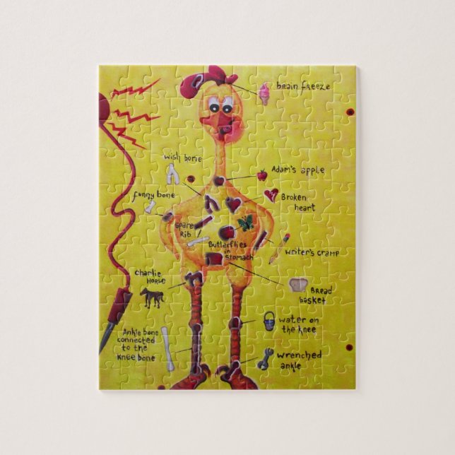 Puzzle Pollo del caucho de la operación (Vertical)