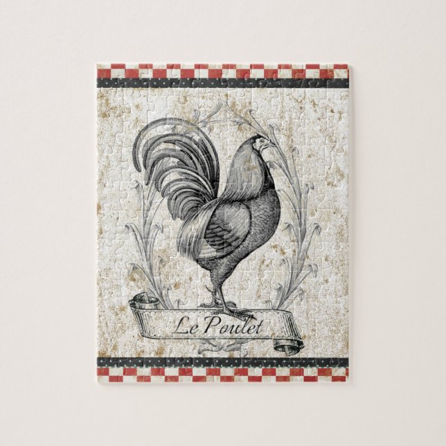 Puzzle Pollo del vintage (Vertical)