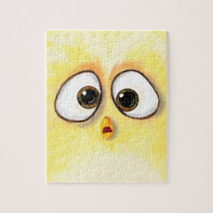 Puzzle Pollo pequeño con ojos grandes - Dibujar arte