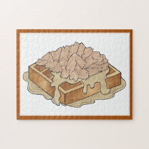 Puzzle Pollo y Waffles Pennsylvania Alimentos holandeses 