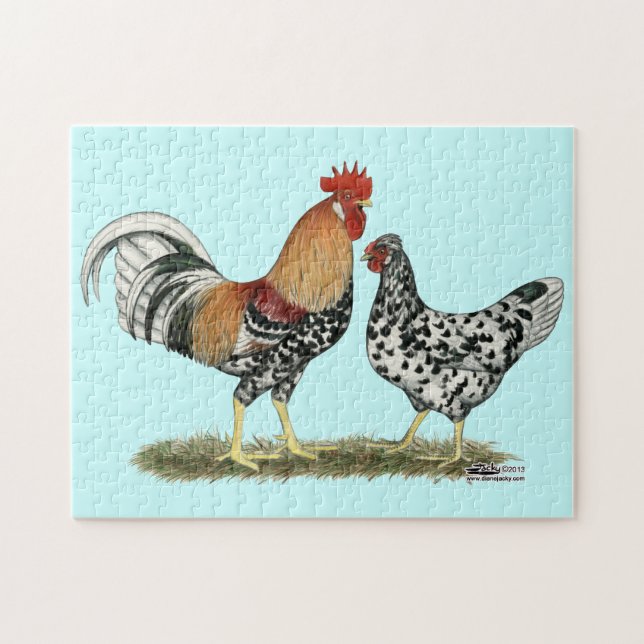 Puzzle Pollos islandeses (Horizontal)