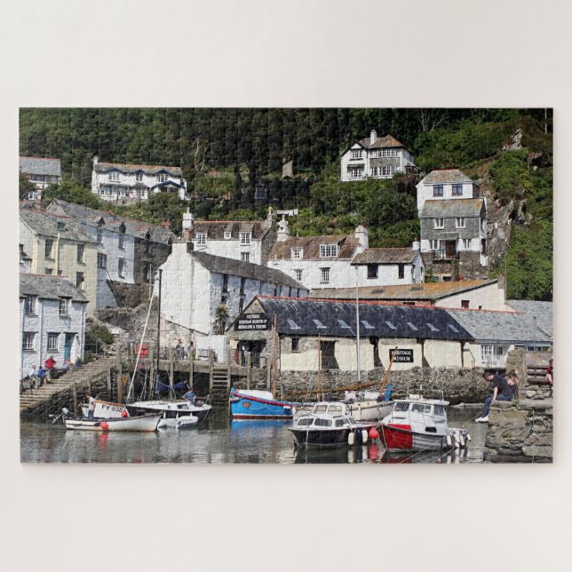 Puzzle Polperro, Cornwall, Inglaterra (Horizontal)