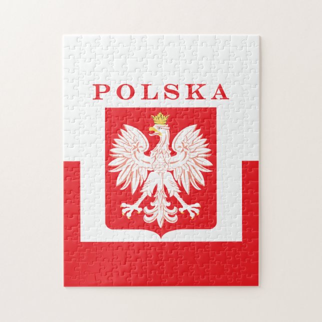 Puzzle Polska Eagle Red Shield (Vertical)