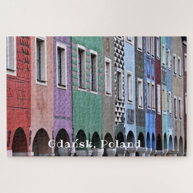Puzzle Polska Poland Gdańsk Antigua ciudad cosecha polaca (Horizontal)
