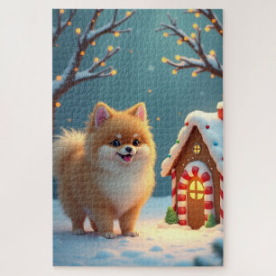 Puzzle Pomerania en la Navidad del Pueblo de Pan de Jengi