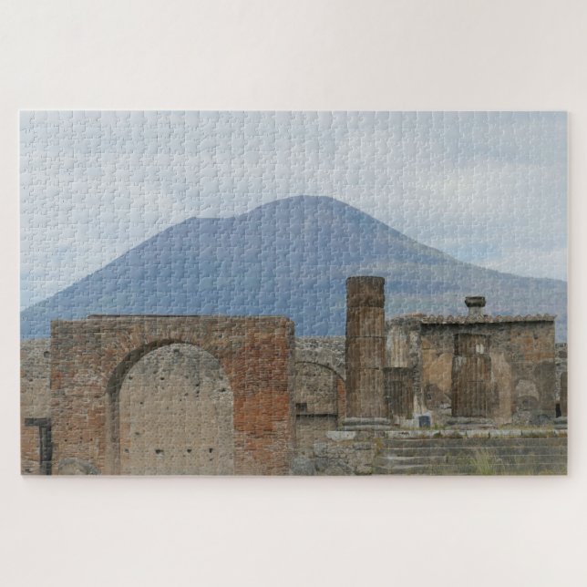 Puzzle Pompeya-Vesuvio (Horizontal)