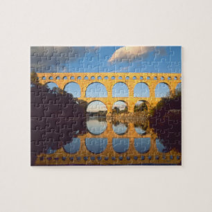 Puzzle Pont du Gard, río Gardon, Gard, Languedoc,