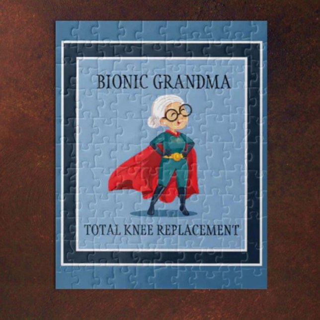Puzzle ¡Ponte bien, abuela! Sustitución de rodilla biónic (Subido por el creador)