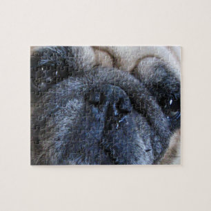 Puzzle Ponte bien pronto perro de pug enfermo