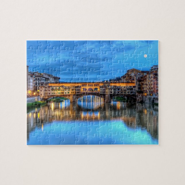Puzzle Ponte vecchio bridge in Florence, Italy (Horizontal)