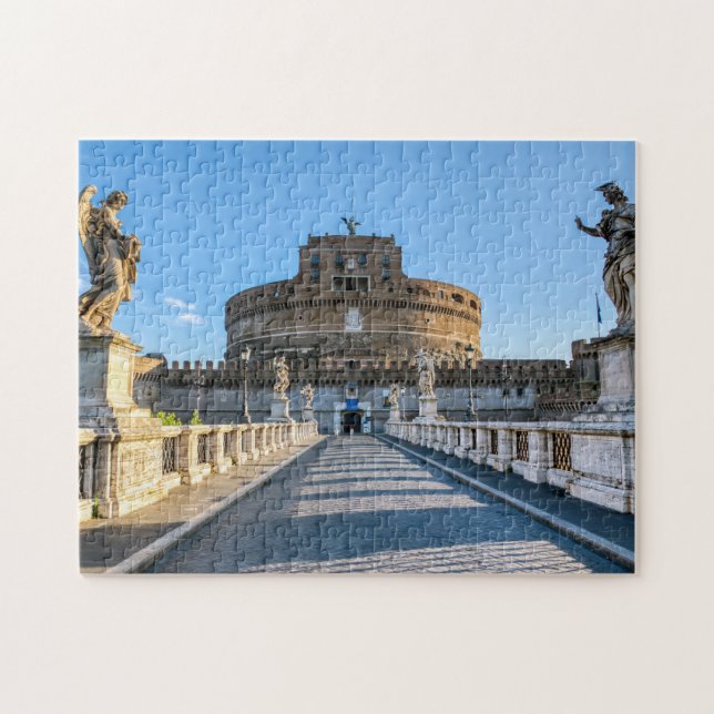 Puzzle Ponte y Castillo Sant'Angelo - Roma, Italia (Horizontal)