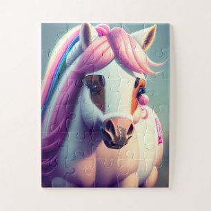Puzzle Pony Espiritual Cuto 3D 2