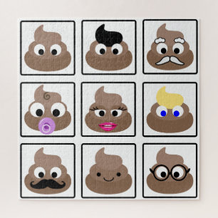Puzzle Poop Many Faces
