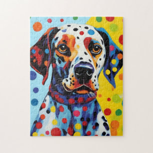 Puzzle Pop Art Dalmatian Dog