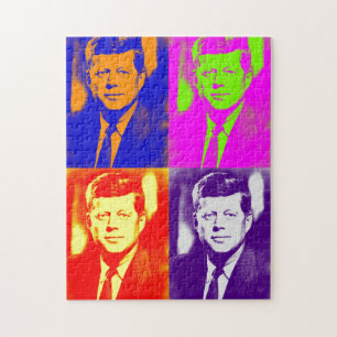 Puzzle Pop Art JFK John F. Kennedy