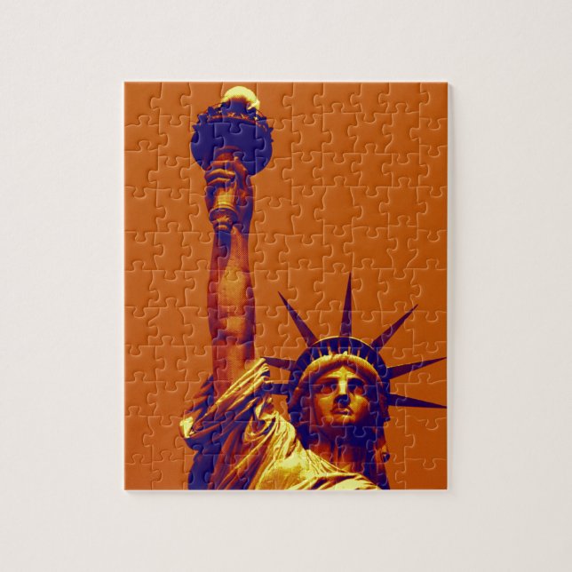 Puzzle Pop Art Lady Liberty (Vertical)