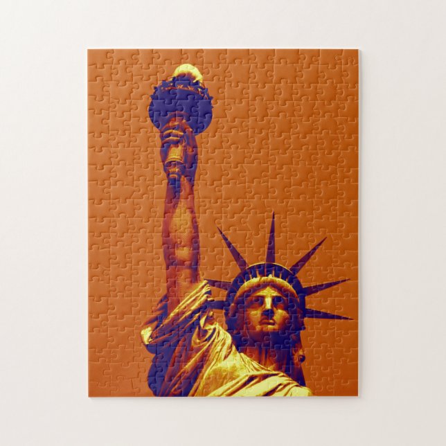 Puzzle Pop Art Lady Liberty (Vertical)