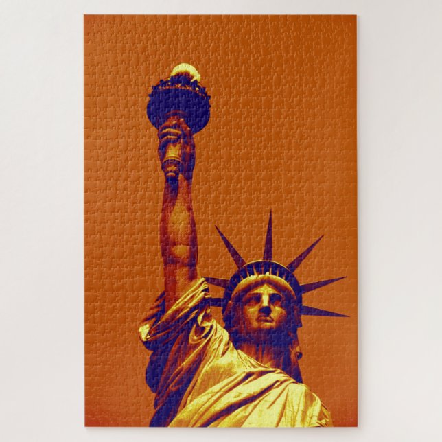 Puzzle Pop Art Lady Liberty (Vertical)