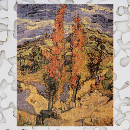 Puzzle Poplares en el camino por las colinas de Vincent v