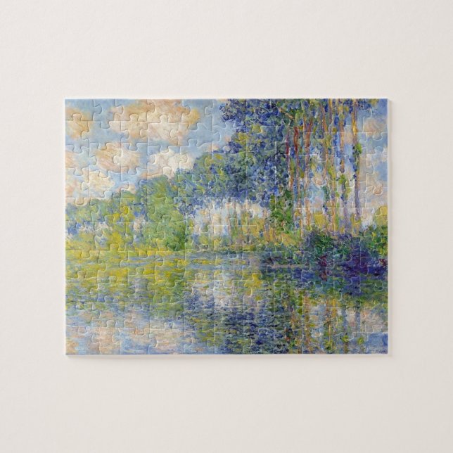 Puzzle Poplares en el río Épte (por Claude Monet) (Horizontal)