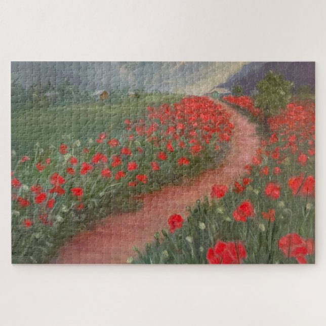 Puzzle Poppies Antes De La Tormenta (Horizontal)