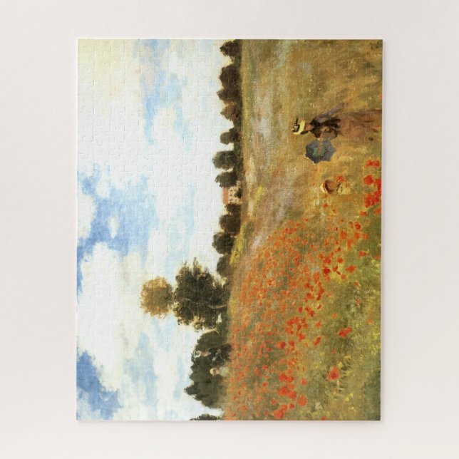 Puzzle "Poppyfield" by Monet Fine Art Jigsaw (Vertical)
