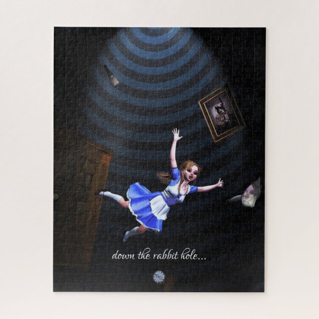 Puzzle Por el agujero de conejo (Vertical)