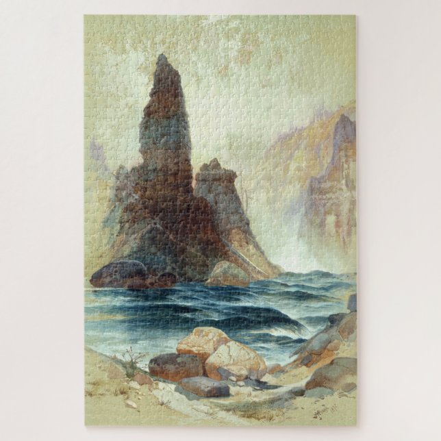 Puzzle Por encima de Tower Falls, Moran, 1872 (Vertical)