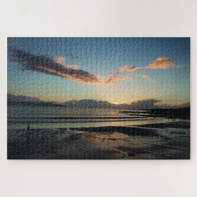 Puzzle Por la noche, cadena plateada (Horizontal)