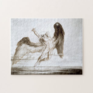 Puzzle Por la noche, conocido como la caída del día por W