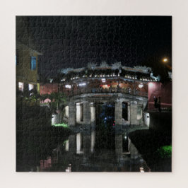 Puzzle por la noche en "hoi an" la ciudad de sastres y