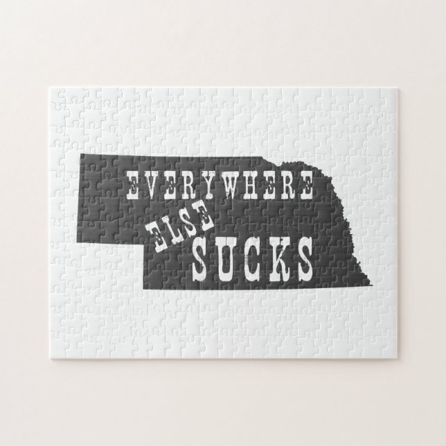 Puzzle Por todas partes otras sucks Nebraska (Horizontal)