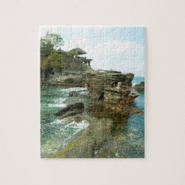 Puzzle Porción de Pura Tanah, templo en la roca, Bali