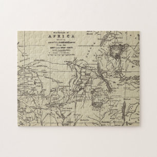 Puzzle Porción del mapa de ruta de África el Cameron