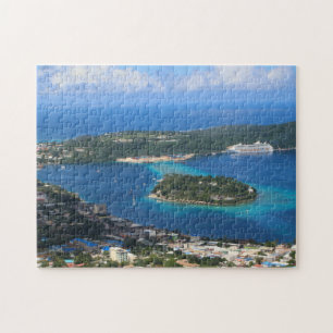 Puzzle Port Vila, Vanuatu, desde el aire