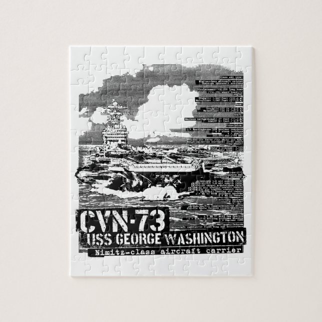 Puzzle Portaaviones George Washington (Vertical)