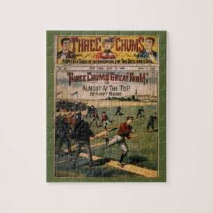 Puzzle Portada de la revista Vintage Sports Baseball Thre