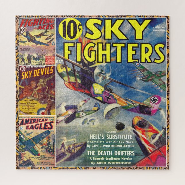 PUZZLE PORTADA DE REVISTA DE PULP VINCULADA ART 1930-40 (Vertical)