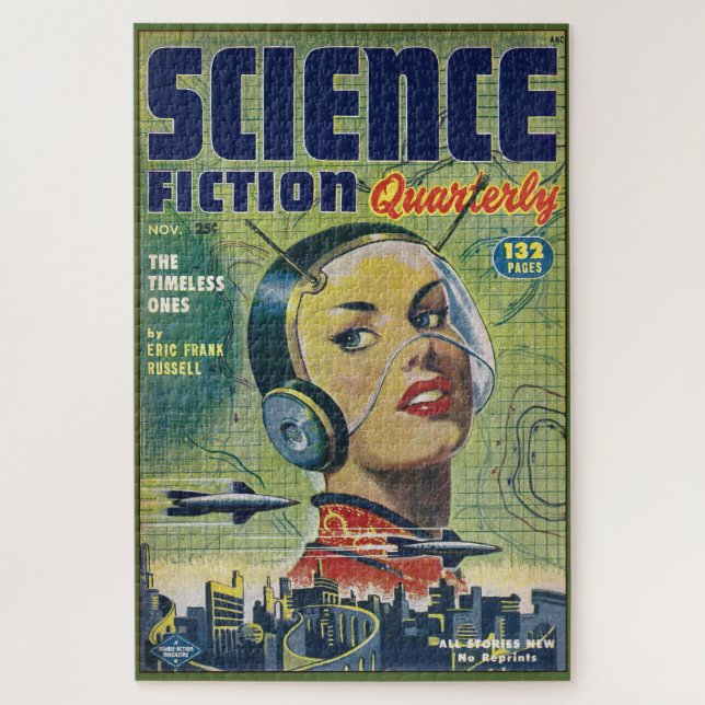 PUZZLE PORTADA DE REVISTA DE PULP VINCULADA ART 1940 (Vertical)