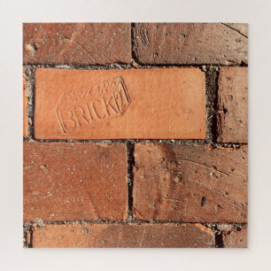 Puzzle portland brick sidewalk